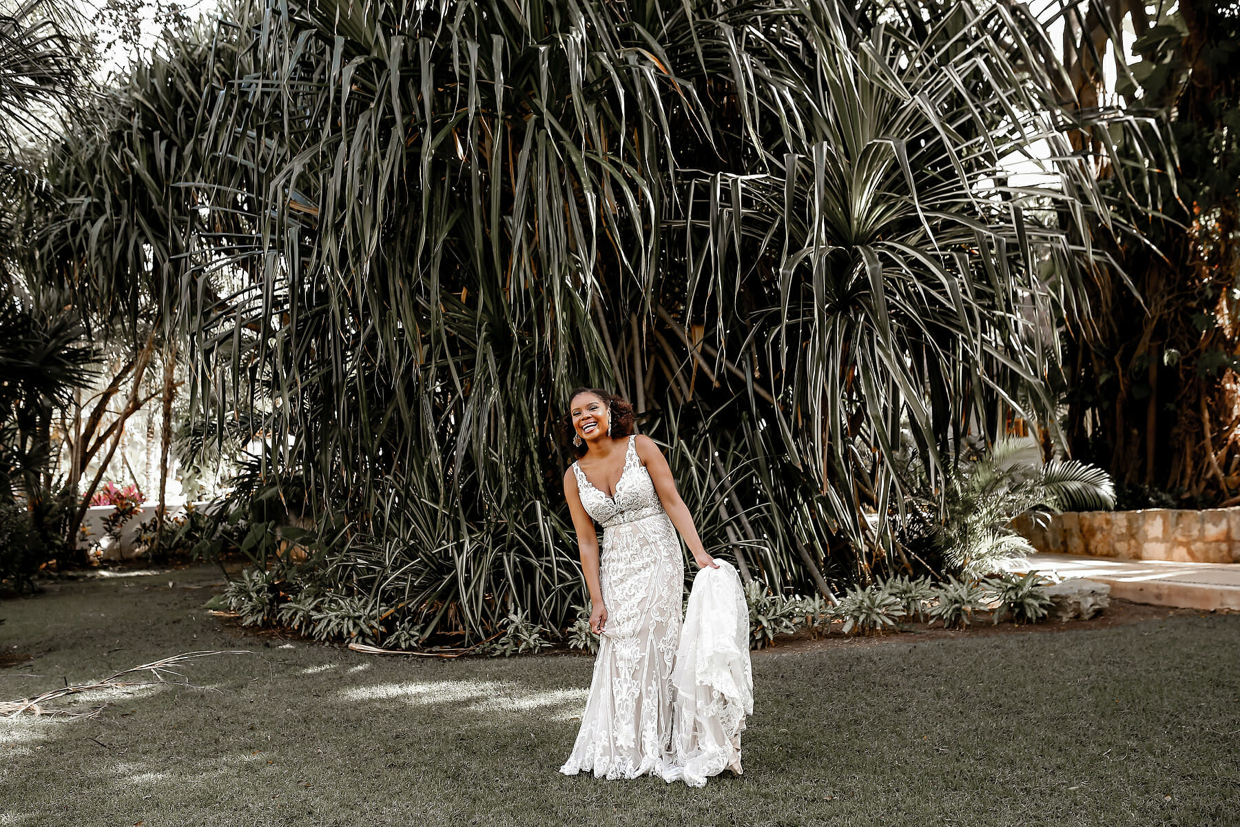 Mahekal Beach Playa del Carmen Garden Wedding - FineArt Studio Photography